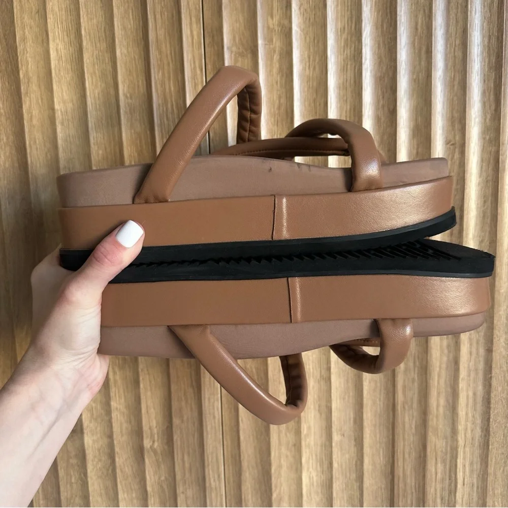 ROAM Asymmetrical Stack Platform Strappy Sandals - Picture 7 of 8